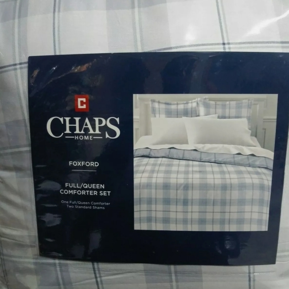 New Chaps F/Q 3pc comforter set Foxford